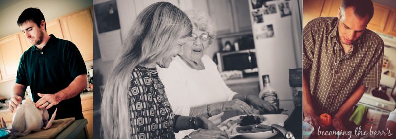 thanksgiving in the kitchen