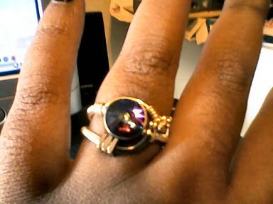 Catherinette Purple Swarovski Ring