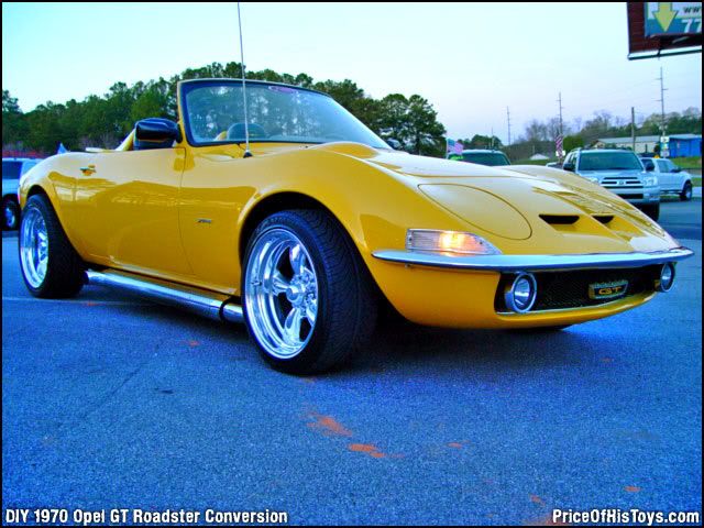 Opel GT's never came in roadster form so one guy built his own