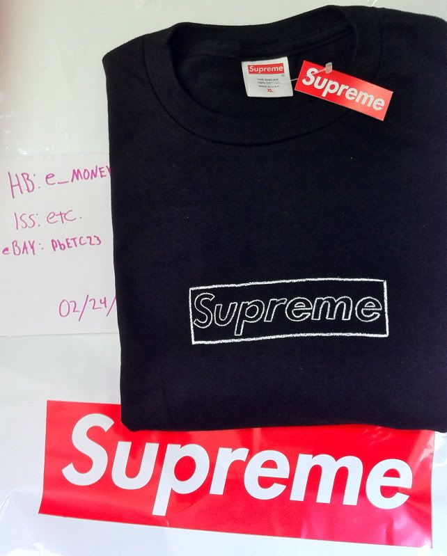 kaws box logo hoodie