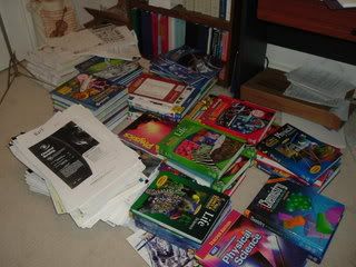 too many books!