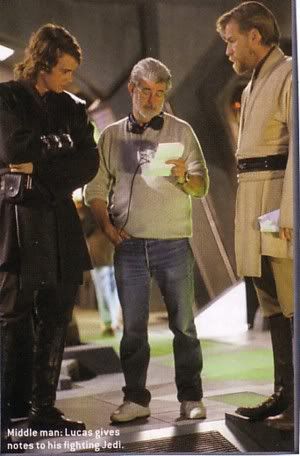 Hayden, George Lucas and Ewan McGregor