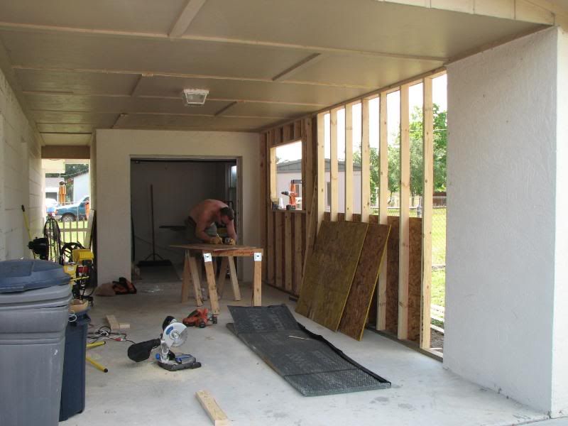 My Carport To Garage To Guest Bedroom Conversion