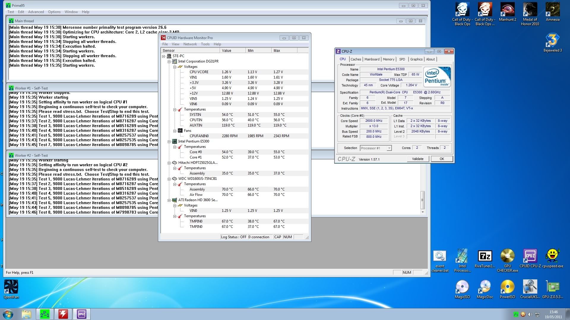 Cpu Temps and Core Temps