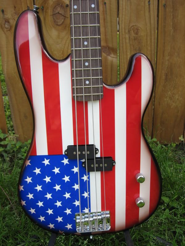 Galveston American Flag P Bass review with pics