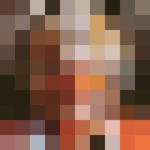Pixelated Star Wars Character