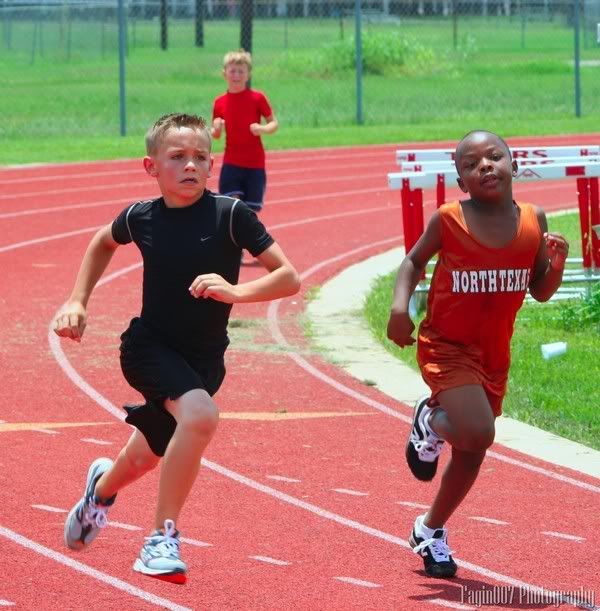 Children Running Track