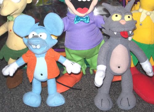 itchy and scratchy plush