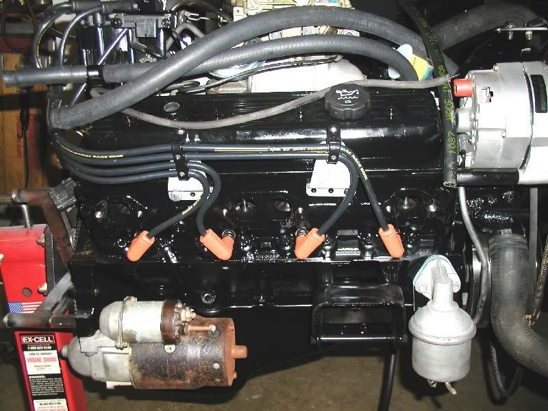 spark plug wire looms for center bolt valve covers