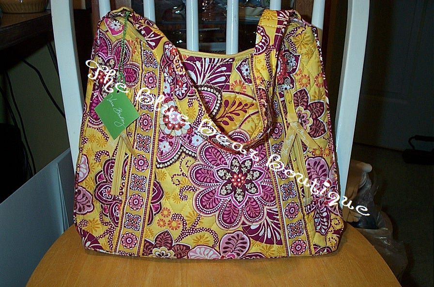 Details about New Vera Bradley Retired Lisa B Shoulder Bag Bali Gold