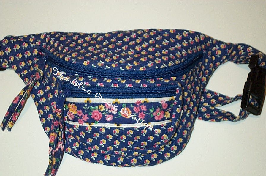 Details about Vera Bradley Rare Retired Royal Fanny Pack