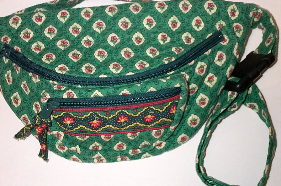 Details about Vera Bradley Rare Retired Greenfield Fanny Pack