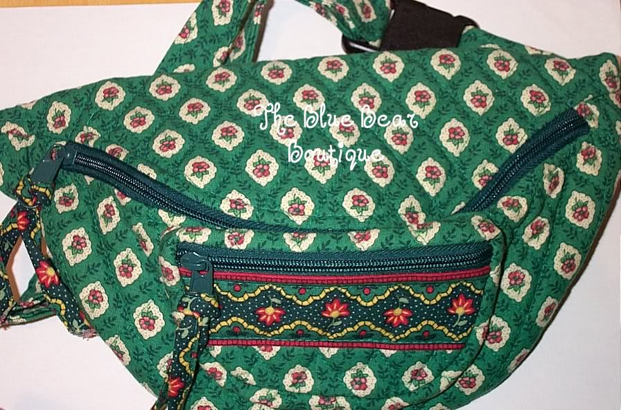 Details about Vera Bradley Rare Retired Greenfield Fanny Pack