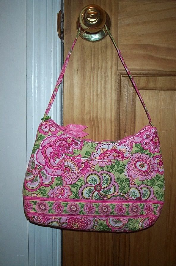 Details about Vera Bradley Retired Molly Style Bag, Petal Pink