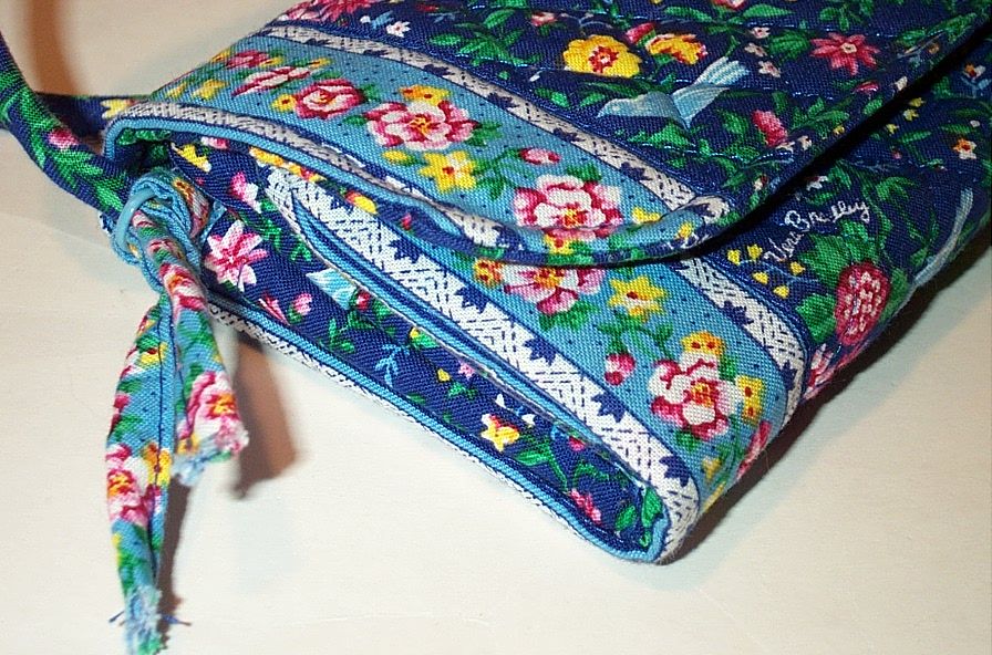 Vera Bradley Retired Rare Bluebird Wallet Strap