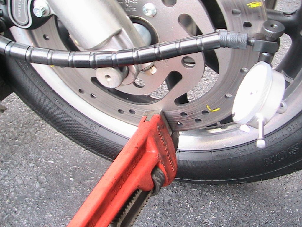 Brake rotor runout, and truing/repair. Harley Davidson Forums