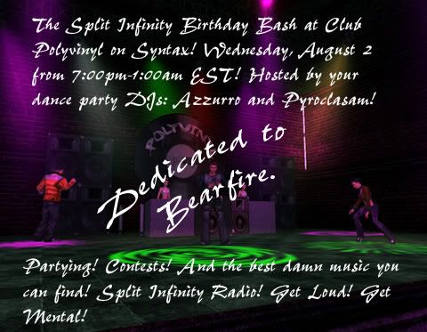 Birthday Bash Dedication