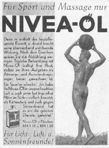 Nivea-Werbung, 1932