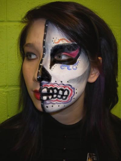 makeup skull. Sugar Skull (Makeup and Photo