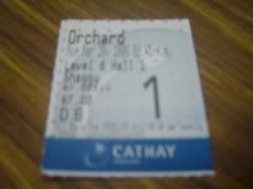 The Movie Ticket.
