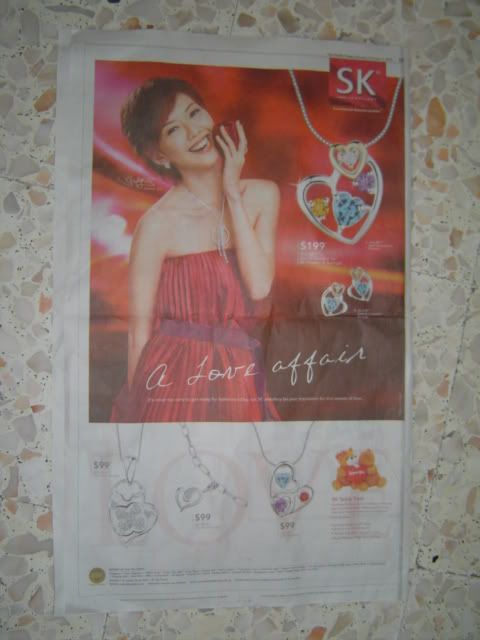 YanZi SK Jewellery Advertisement @ 4th Feb 2006 Straits Times LIFE!