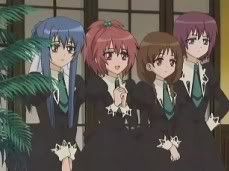 Tamao, Nagisa, Chihaya and Noriko.
