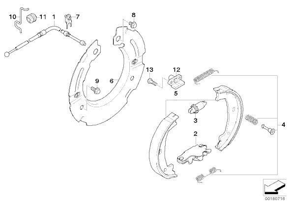 Bmw 320d handbrake adjustment #6