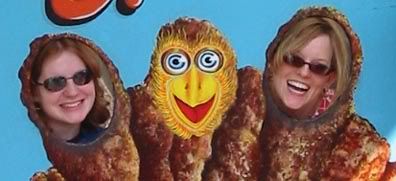 Me and Julie with the Chicken Wing on Acid
