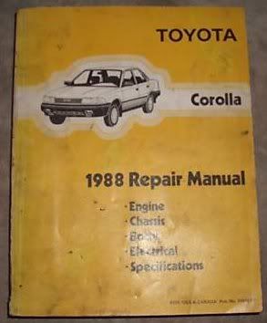 1988 toyota corolla repair manual #7