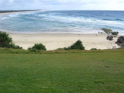 The ocean at Cabarita