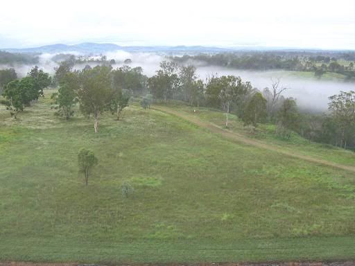 Early morning mist near Wivenhoe Dam