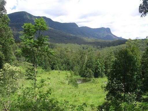 The Border ranges backing the Tweed Valley