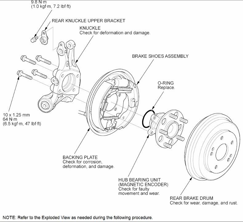 Bearing de roue honda civic 2005 #6