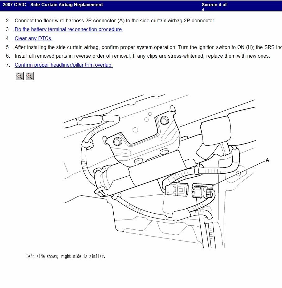 side curtain airbag and seatbelt installation.HELP 8th Generation