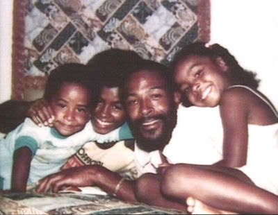 Marvin Gaye and family