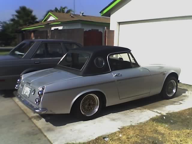Heres my 675 1600 Datsun roadster next to my 88 B12 Driver
