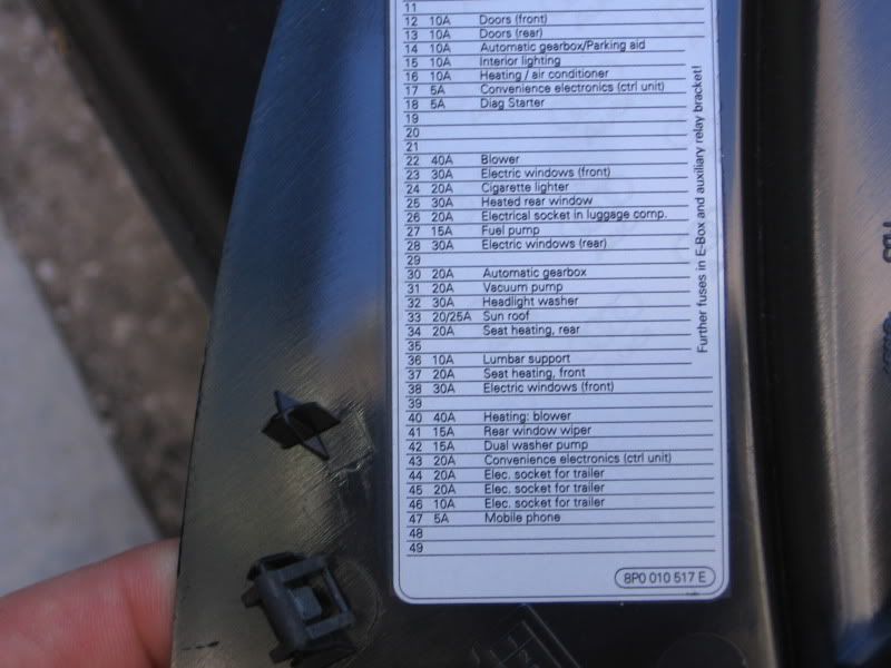 Rear parking lights not working, no error code, help! VW Vortex