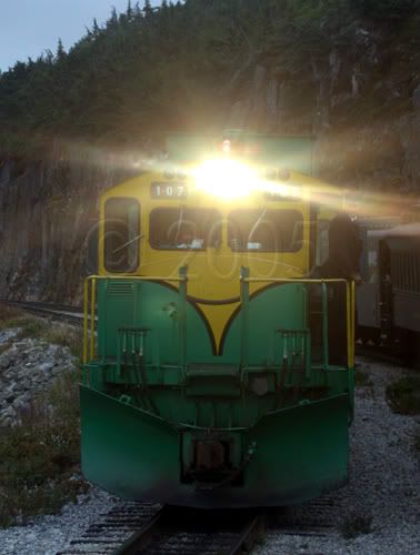 Skagway - Changing Train Around in Canada