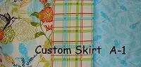  Custom Tiered Skirt   *3 Fabric Choices*