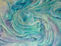 AquaMarine Bamboo Velour Baby Blanket Size 32x36"