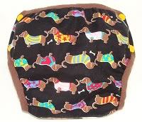 Dachshund Sidesnap Diaper Cover