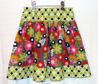  Dusk Floral Garden Skirt  Girls Size 7