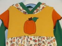 Country Cuttin's Autumn Pumpkin  Dress 2T