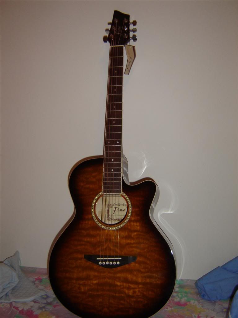 Fino Acoustic-Electric guitar, made in Taiwan