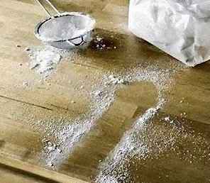 Flour pat<br />tern