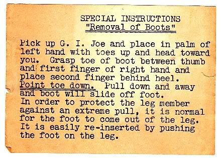 Boot Removal