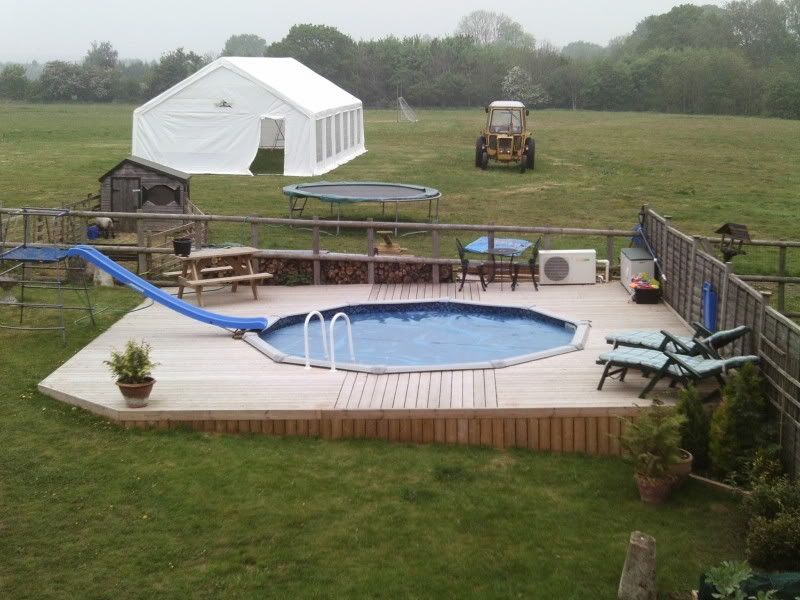 Modern Above Ground Swimming Pool Forum for Large Space