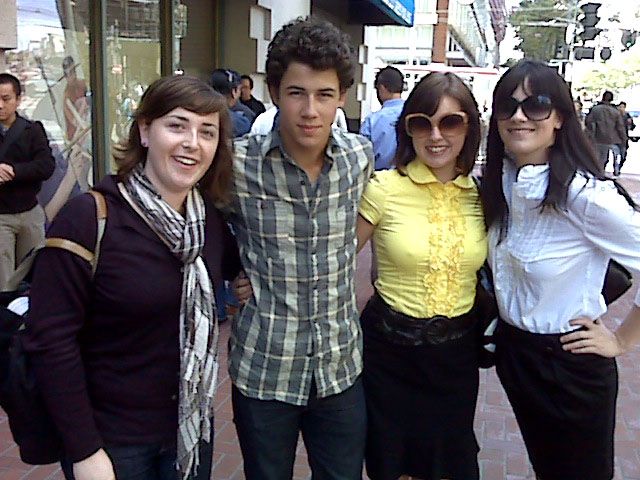 Then I said OMG IT'S NICK JONAS and we tried to play it cool 