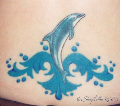 Dolphin Tattoo on Dolphin Tattoo Graphics Code   Dolphin Tattoo Comments   Pictures