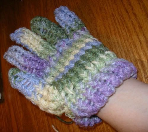 Finished glove